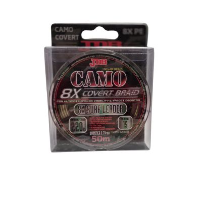 JDB Camo 8X Covert Braid 8X Surf Leader