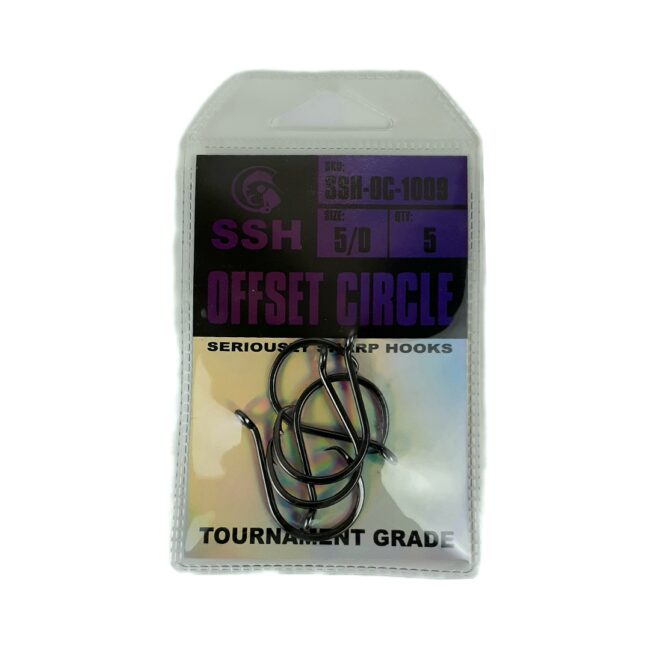 SSH Offset Circle Hook Black Nickel