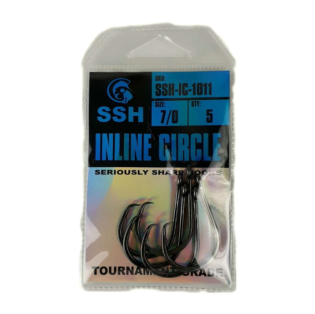 SSH Inline Circle Hook Black Nickel