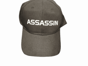 Assassin Cap Black Reflective Text