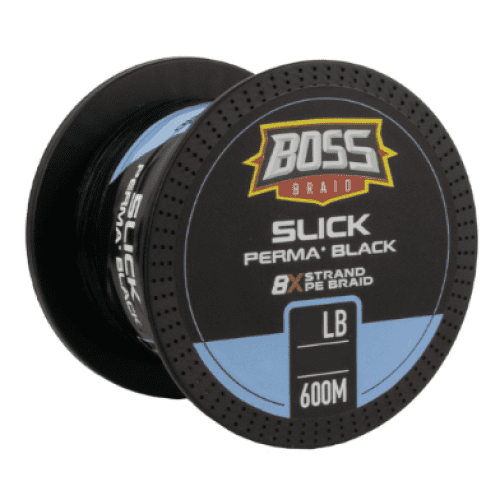 Line Braid Boss Slick 8X600m Black